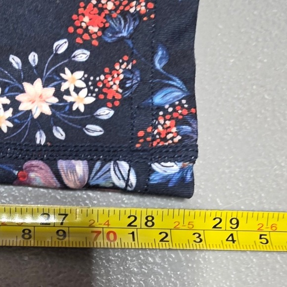 Kari Traa Womens M Fryd Navy Floral Base Layer Pants - Picture 10 of 12